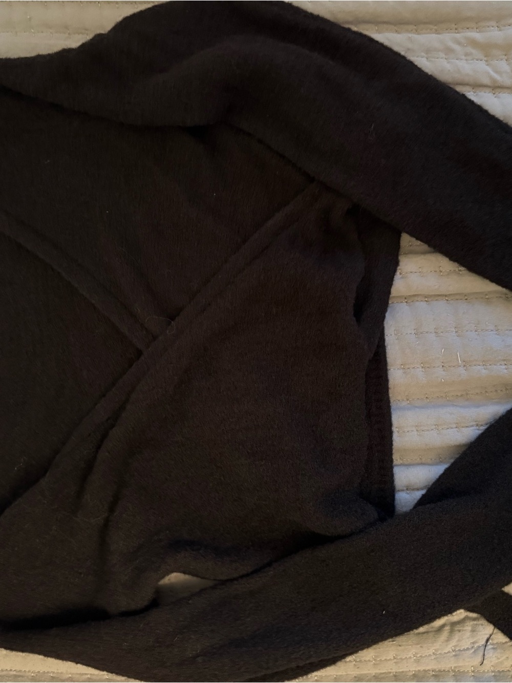 American Eagle Outfitters Black Wrap Cardigan